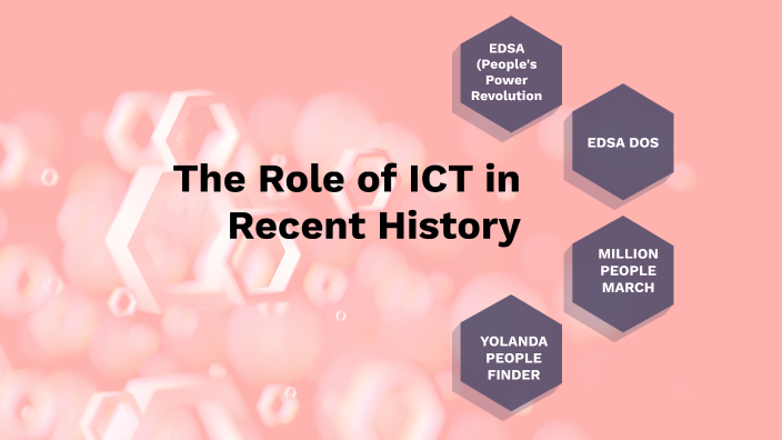 The Role of ICT in Recent History by John Fel Anthony Baluca on Prezi