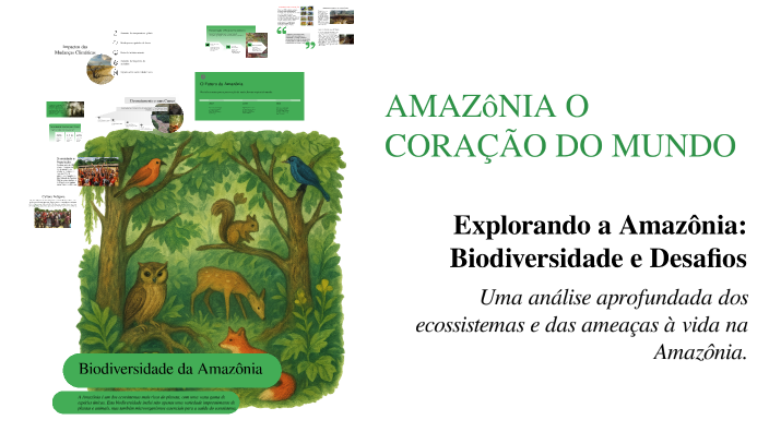 Explorando a Amazônia: Biodiversidade e Desafios by jonathan william on ...