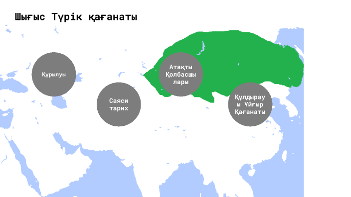 Түрік қағанаты карта