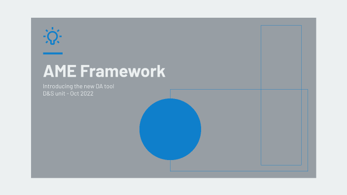 AME Framework by Matilda Di Nardo on Prezi