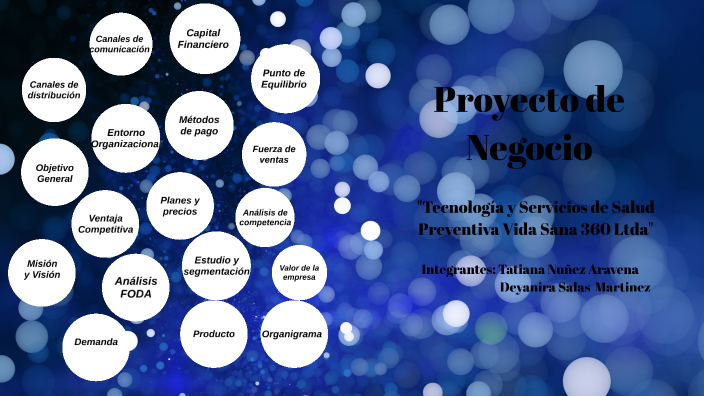 Proyecto de Negocio by Tatiana Núñez Aravena on Prezi