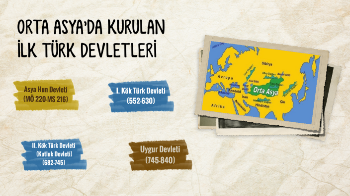 Orta Asya'da Kurulan İlk Türk Devletleri By Beyza Nur On Prezi