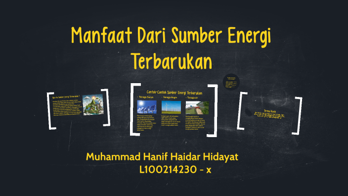 Manfaat Dari Sumber Energi Terbarukan By Hanif Haidar On Prezi