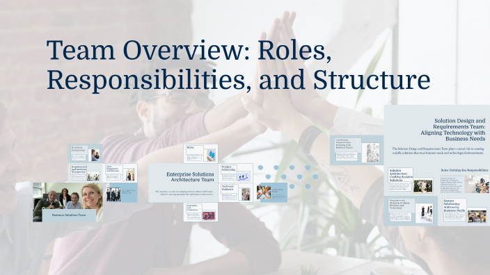 Team Overview: Roles, Responsibilities, and Structure by Prachi More on ...