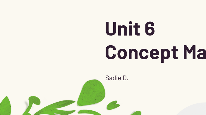 Unit 6 Concept Map by Sadie Dickson on Prezi
