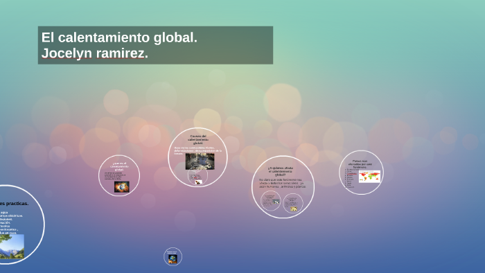 El calentamiento global. by jocelyn ramirez on Prezi