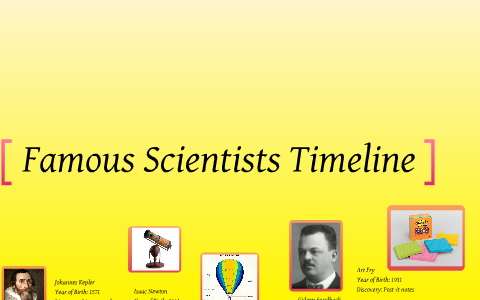 Famous Scientists Timeline by Katherine Chan on Prezi