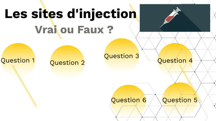 Vrai ou faux Les sites d'injection by Alexandra St-Pierre on Prezi