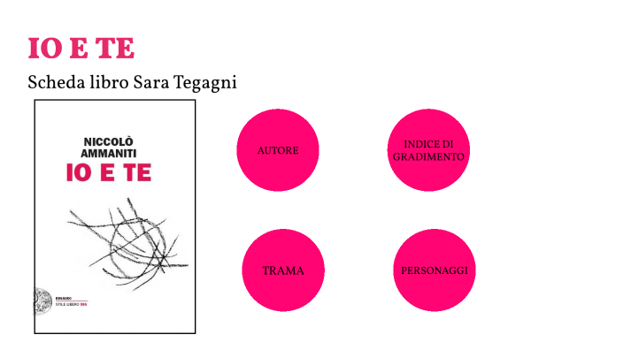 Trama Del Libro Io E Te Scheda libro "Io e te" Sara 3B by Sara Tegagni on Prezi
