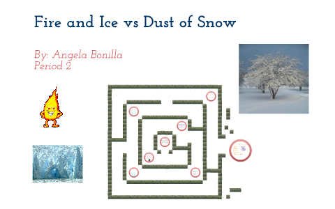 Fire And Ice Vs Dust Of Snow By Angela Bonilla