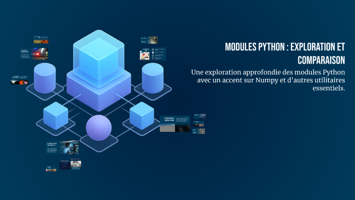 Modules Python : Exploration et Comparaison by Dounya Naaou on Prezi