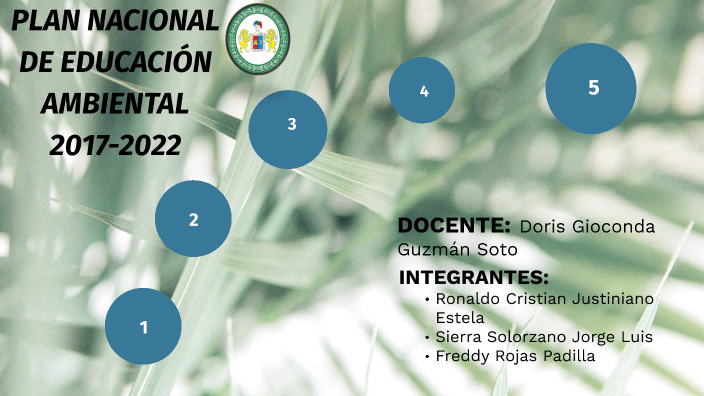 Plan nacional de Educacion Ambiental by Ronaldo Cristian on Prezi