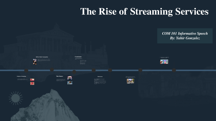 Streaming Services Rise The Rise of Streaming Services by Yahir Gonzalez on Prezi