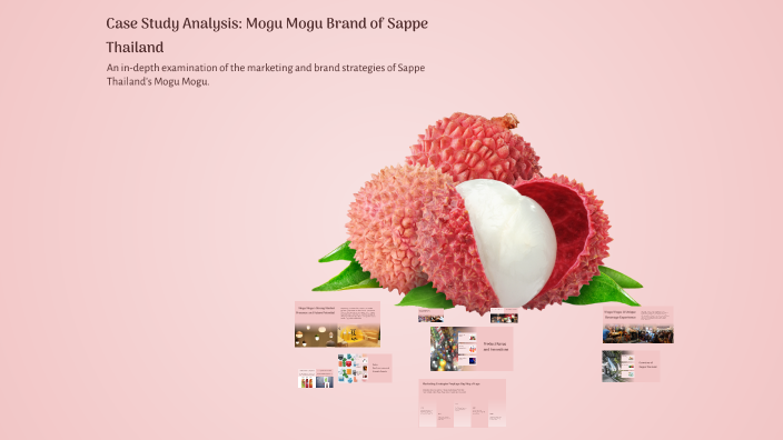Curated visual reference: Picture Idea: Case Study Analysis Mogu Mogu Brand Of Sappe Thailand By