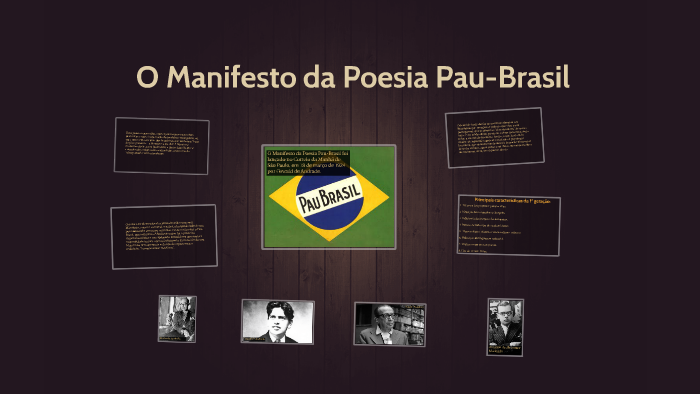manifesto pau brasil - Literatura