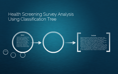 Health Screening Survey Analysis Using Classification Tree by carolyn ...