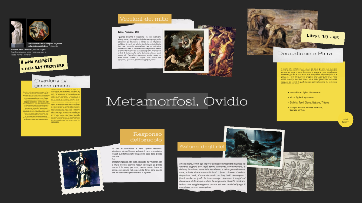 Ovidio, Deucalione e Pirra by Silvia Zaninelli on Prezi
