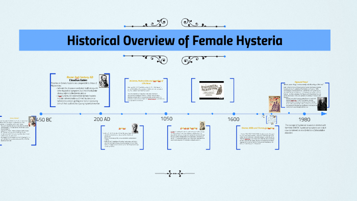 Historical Overview of Female Hysteria and How it was cured by Chesney ...