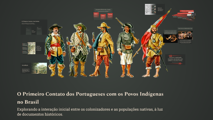 O Primeiro Contato dos Portugueses com os Povos Indígenas no Brasil by ...