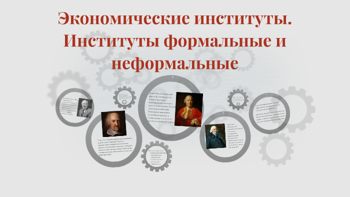 Экономические институты. Институты формальные и неформальные by on Prezi
