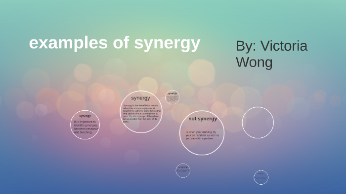 synergy synonym