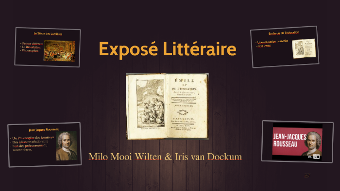 Exposé Littéraire by iris van Dockum on Prezi