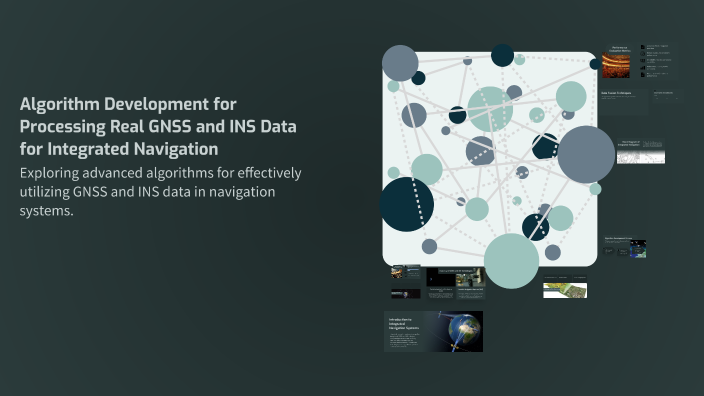 Algorithm Development for Processing Real GNSS and INS Data for ...