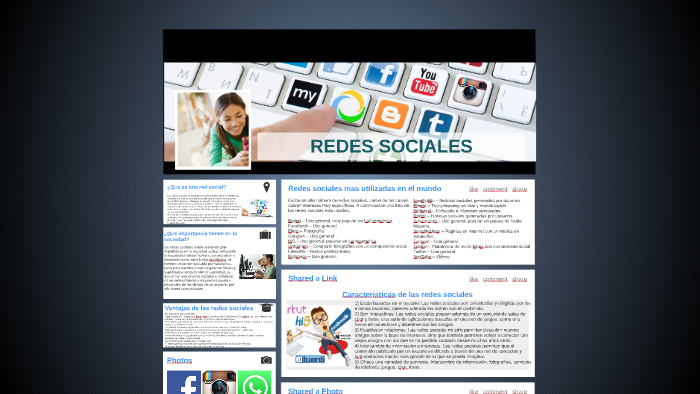 REDES SOCIALES by Yessica Guevara on Prezi
