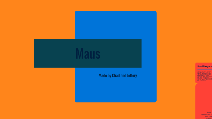 Exploring MAUS: A Graphic Narrative by jeff con on Prezi