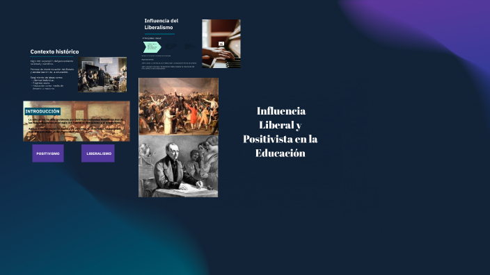 Influencia Liberal y Positivista en la Educación by LIZ GUILEA CONDORI ...