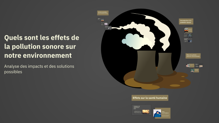 Quels sont les effets de la pollution sonore sur notre environnement by ...
