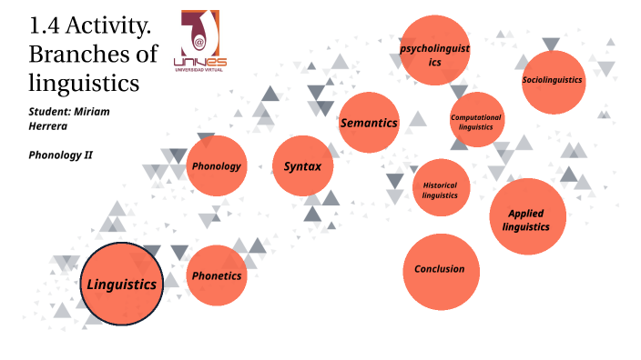 1.4 Activity. Branches Of Linguistics By Miriam Herrera Aguirre On Prezi