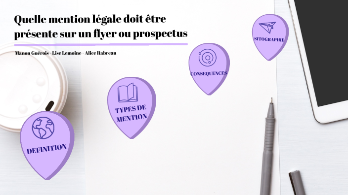 Quelle mention légale doit être présente sur un flyer ou prospectus by ...