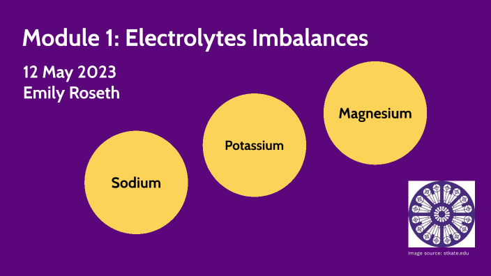 Module 1: Potassium 12 May 2023 EWR by Emily Roseth