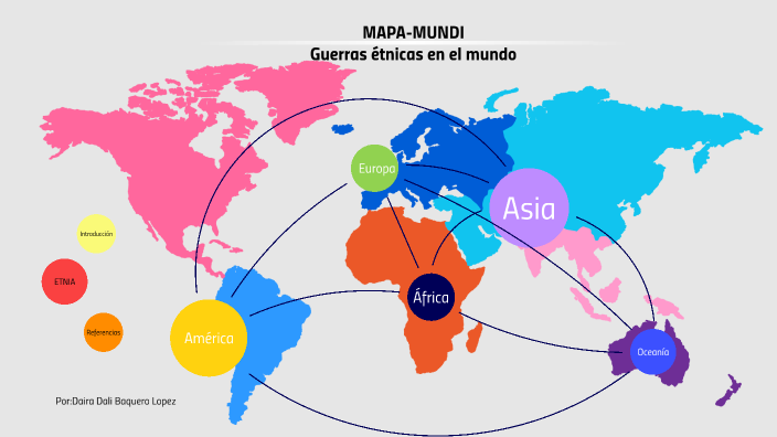 mapa mundial de etnias