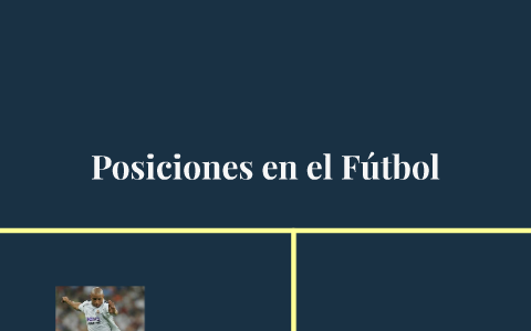 Posiciones de los jugadores en fútbol by alvaro Recabarren on Prezi