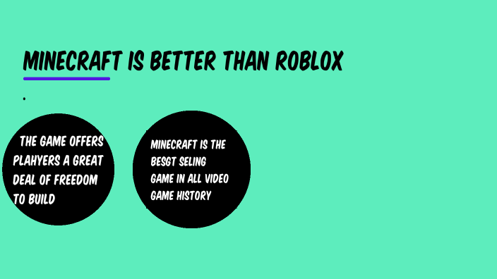Minecraft Is Better Than Roblox By Jeandrick Caro On Prezi 3 0 
