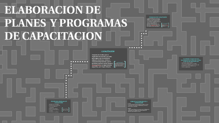 ELABORACION DE PLANES Y PROGRAMAS DE CAPACITACION by Ruth Hernandez ...