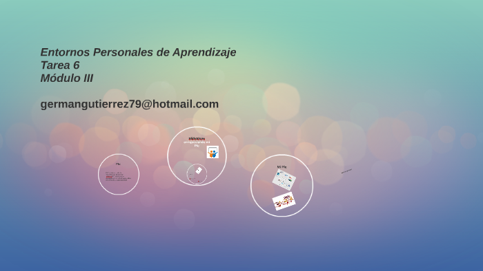 Entornos Personales de Aprendizaje by german g on Prezi