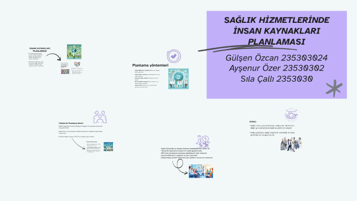 SAĞLIK HİZMETLERİNDE İNSAN KAYNAKLARI PLANLAMASI by GÜLŞEN ÖZCAN on Prezi