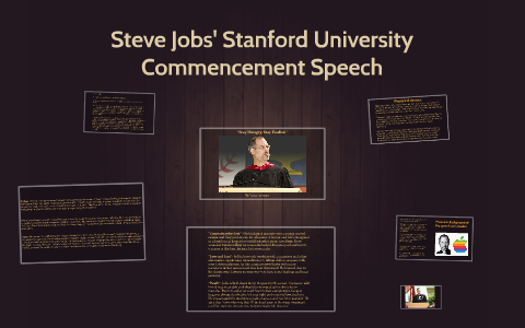 steve jobs commencement speech rhetorical analysis prezi