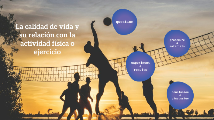 La calidad de vida y su relación con la actividad física o ejercicio by ...