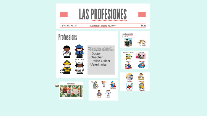 LAS PROFESIONES by Katia Saunders on Prezi