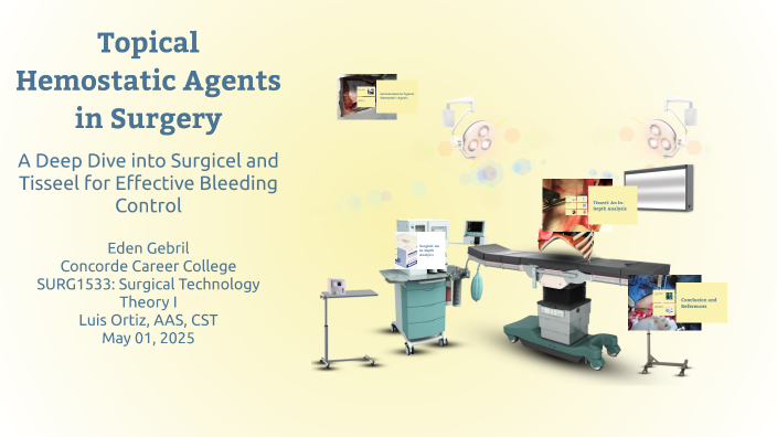 Topical Hemostatic Agents in Surgery by on Prezi