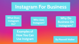 presentation instagram profil
