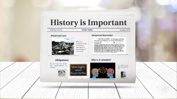 why history matters essay