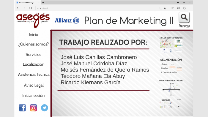 Plan de Marketing II by Jose Manuel Córdoba Díaz on Prezi