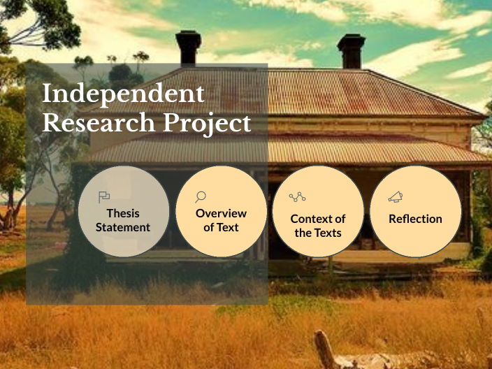 independent research project unimelb
