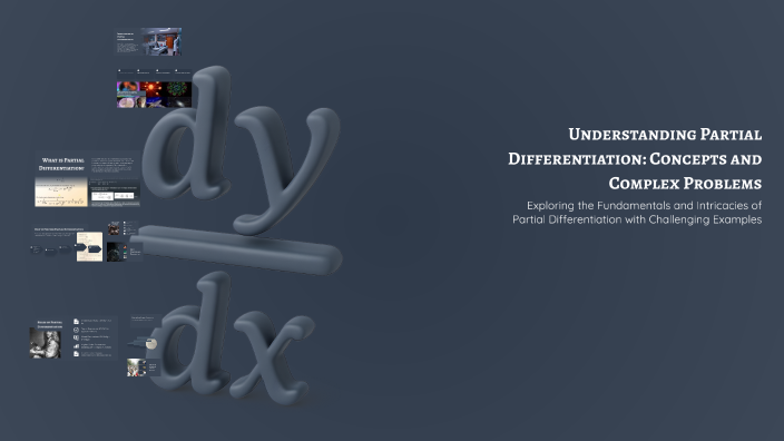 Difficult Partial Differential Problem Understanding Partial Differentiation: Concepts and Complex Problems by ...
