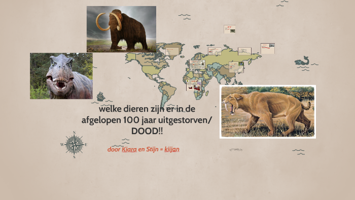Uitgestorven Dieren Laatste 100 Jaar